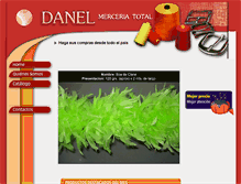 Tablet Screenshot of merceriadanel.com.ar